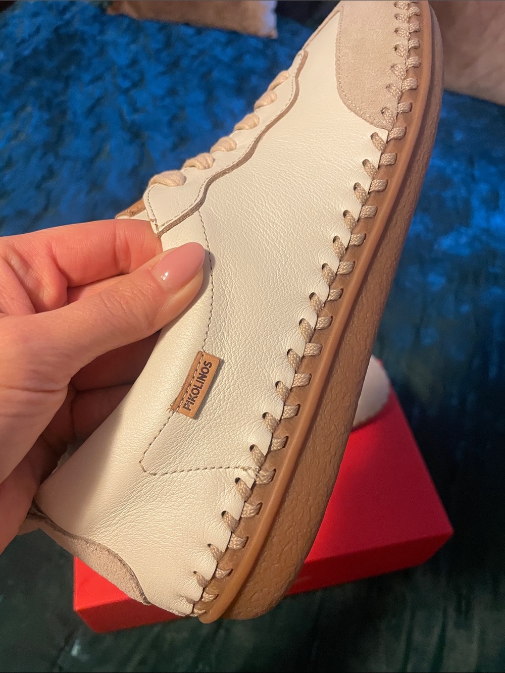 PIKOLINOS Paterna Unisex Off White Casual Sneakers - Picture 4 of 8